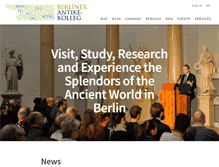 Tablet Screenshot of berliner-antike-kolleg.org